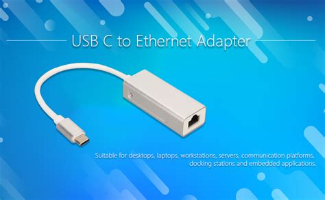 Usb C To Ethernet Adapter Rj To Usb Type C Gigabit Ethernet Lan