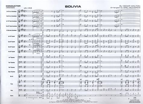 BOLIVIA | Festival Series, Jazz Ensemble (Big Band), Latin Rhythms ...