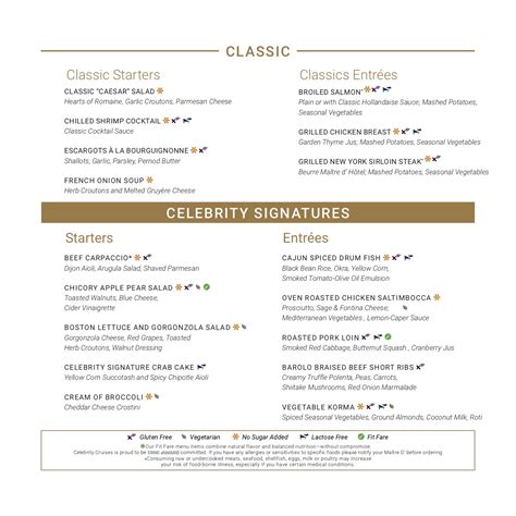 Celebrity Main Dining Room Menus 2022 · Prof Cruise Ship Tour Cruise