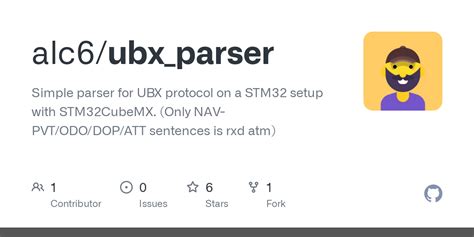 GitHub - alc6/ubx_parser: Simple parser for UBX protocol on a STM32 setup with STM32CubeMX ...