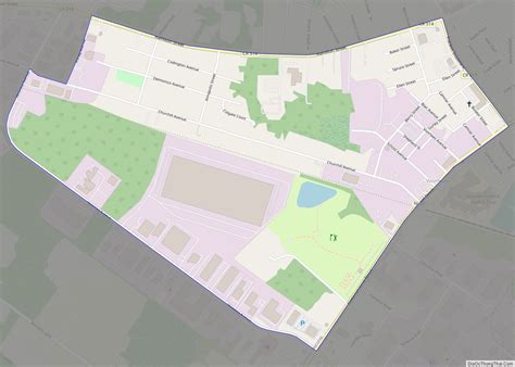 Map of Voorhees CDP - Thong Thai Real