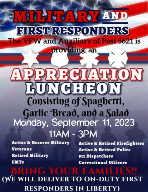 Copy Of Military And First Responder Discounts Postermywall