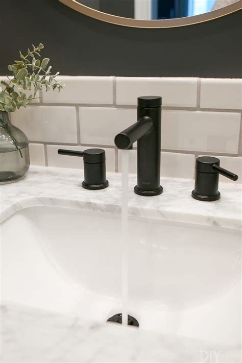 Matte Black Bathroom Sink Faucet