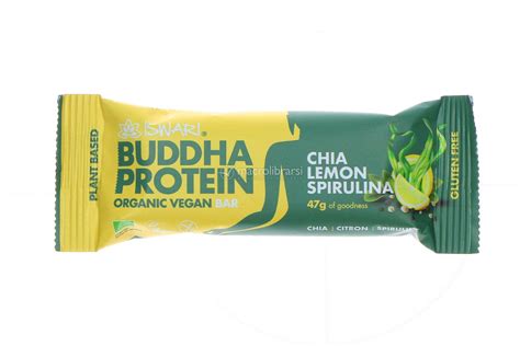 Buddha Protein Barretta Bio Chia Lemon Spirulina Di Iswari