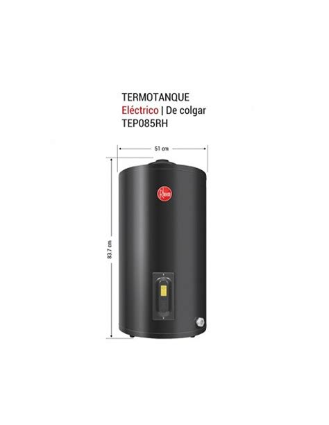 Termotanque El Ctrico Rheem Tec Rh Lts De Colgar