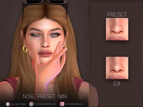 The Sims Resource Nose Preset N09