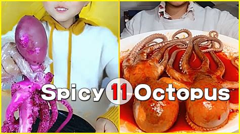 Asmr Amazing Spicy Octopus Eating Show Compilation 18 Youtube