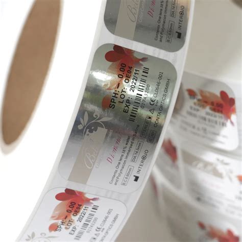 Custom Printed Roll Self Adhesive Aluminum Sticker Label Buy Aluminum