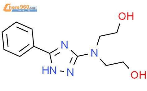 61450 75 7 Ethanol 2 2 5 phenyl 1H 1 2 4 triazol 3 yl imino bis 化学式