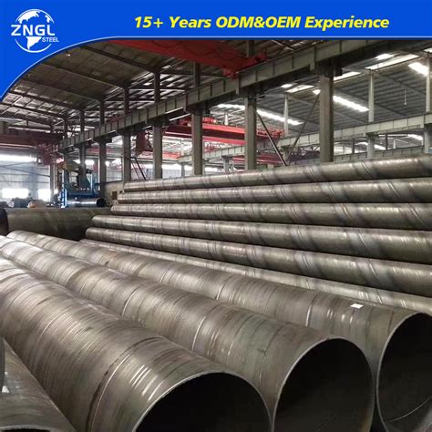 Factory Carbon Welded 2500mm Diameter Steel Spiral Pipe China Steel