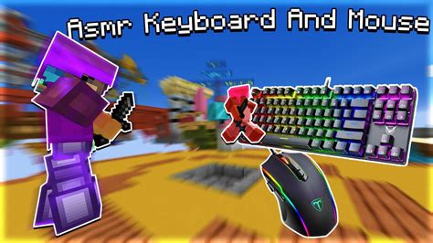 Asmr Bedwars Keyboard And Mouse Sounds Insane Clutch Hypixel