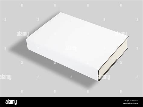 Blank Book White Cover W Clipping Path Stock Photo Alamy