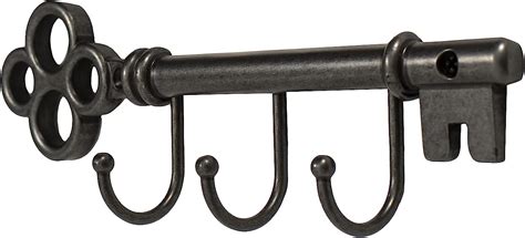 Fantashome Classic Key Design Wall Mounted Hook Rack With 3