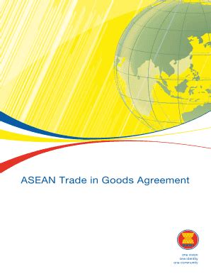 Fillable Online Fta Miti Gov ASEAN Trade In Goods Agreement Fax Email