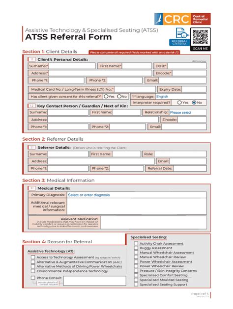 Fillable Online Atss Referral Form External External Referral Form