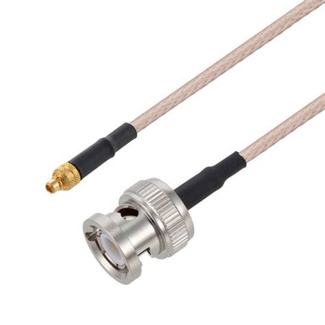 Mmcx Plug To Bnc Male Cable M17113 Rg316 Coax In 36 Inch