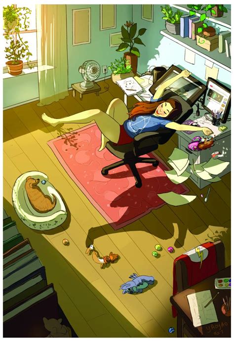 25 Illustrations That Capture the Joy of Living Alone as an Introvert