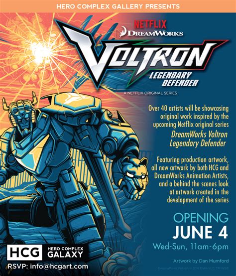 Hero Complex Gallery - DreamWorks Netflix Art Showcase for VOLTRON ...