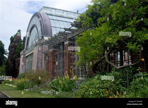 Winter Gardens Auckland Domain Stock Photo Alamy