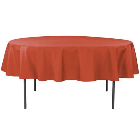 Polyester Tablecloths 90” Round Rust Cv Linens™