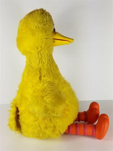 Vintage 1986 Ideal Talking Big Bird Sesame Street Cassette Story Magic Plush 2019259782