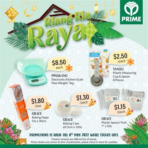 Prime Supermarket Riang Ria Raya Promotion Valid Until 8 May 2022