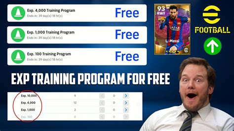 How To Get Free Exp Training Programs In Efootball 2022 😲 Mobile Youtube