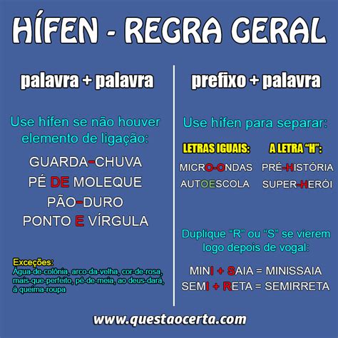 Matéria Prima Tem Hífen - Uso do hífen: Tudo que você precisa saber! - Infinittus