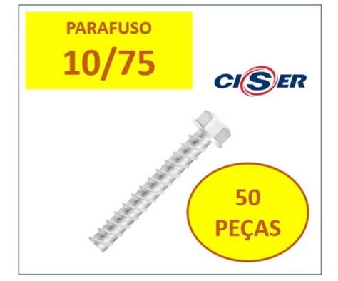 Parafuso Sextavado Concreto Bolt M X Un Ciser Mercadolivre