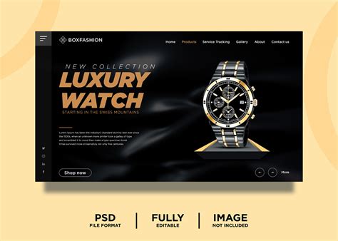 E-Commerce Products Landing Page Design Templates :: Behance