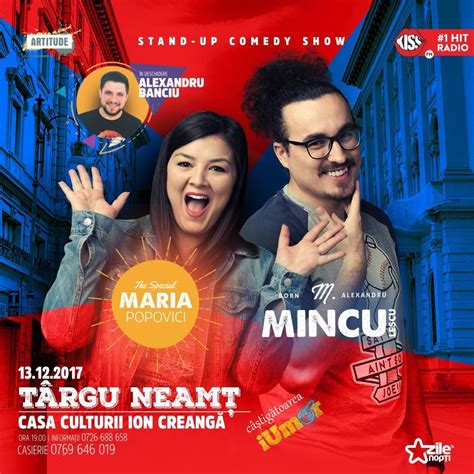 Stand Up Comedy Show Cu Maria Popovici Si Mincu