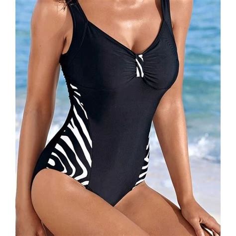 Maillot De Bain Pi Ce Femme Monokini El Gant Tankini Vintage