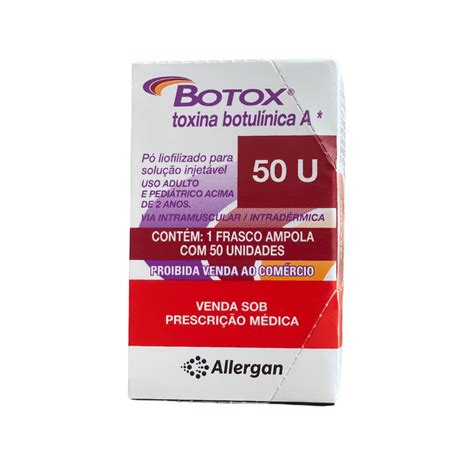 Toxína Botulínica Allergan 50ui UNIC DERM