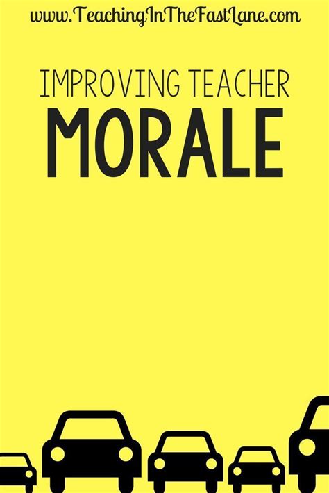 15 Ideas For Improving Teacher Morale Artofit