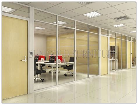 Modern Interior Aluminum Frame Clear Glass Office Partition Divider Sz Ws687 China Partition