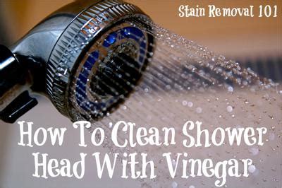 How To Clean Shower Head With Vinegar