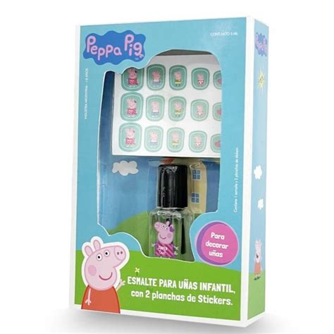 Peppa Pig Esmalte Planchas De Stickers En Caja Peppa Pig