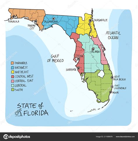 List 93 Pictures Mapa De La Florida Con Condados Y Ciudades Full Hd 2k 4k