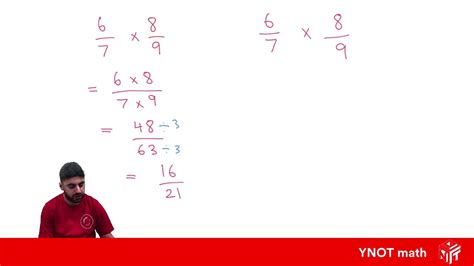 Multiplying Fractions Youtube