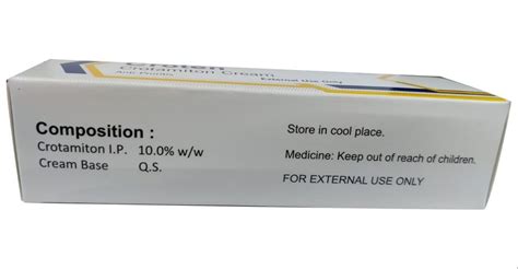 Crotamiton Hydrocortisone Cream Packaging Type Box Packaging Size