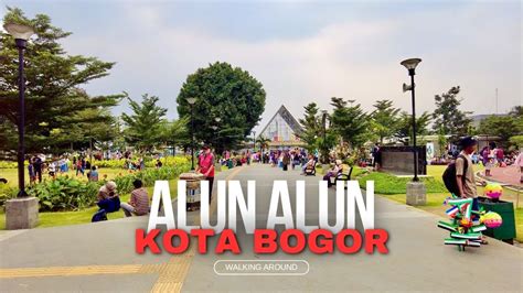 Alun Alun Kota Bogor Suasana Sore Di Kota Bogor Menjelang Akhir