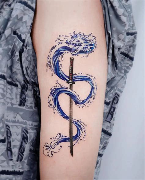 15 Sensational Blue Dragon Tattoo Designs Sure To Mesmerize