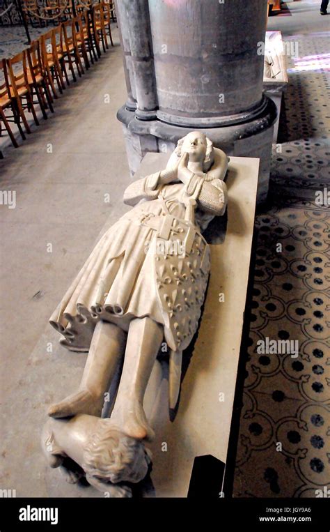 Various Views Of Tombs In The Cathedral Of St Denis France On 1001