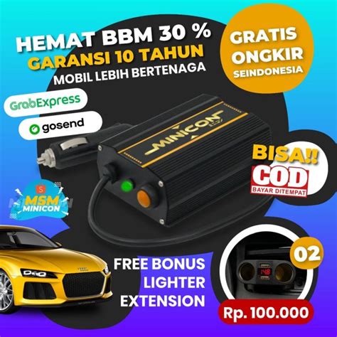 MINICON VOLT STABILIZER AKI ACCU PENGHEMAT BAHAN BAKAR MOBIL DAIHATSU