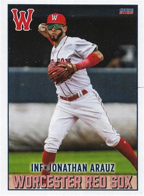 Worcester Red Sox Jonathan Arauz Boston Red Sox Ebay