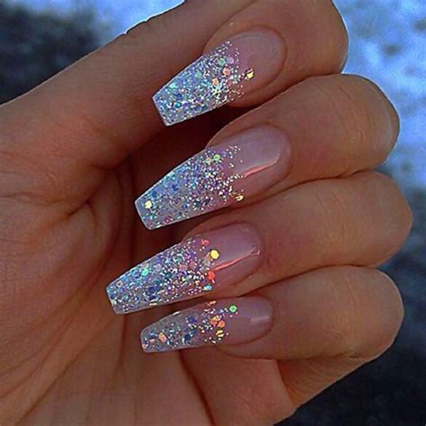 Sparkly Nails Prom Nails Wedding Nails Mauve Wedding Stiletto Nail