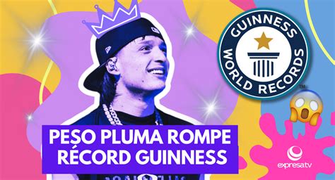 Peso Pluma rompe récord Guinness en YouTube