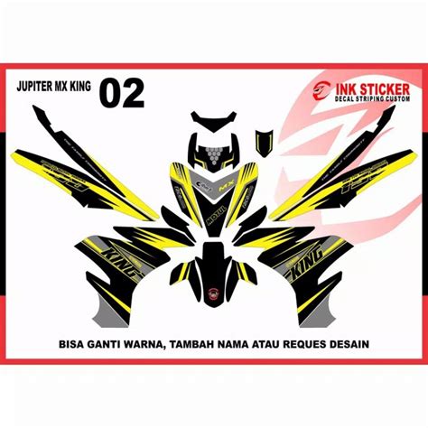 Jual Sticker Decal Jupiter Mx King Full Body Jupiter Mx King Kota