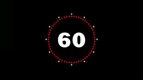 60sec Countdown Timer 1min/ Compte à rebours d'une minute on Make a GIF