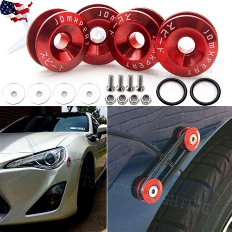 Quick Release Fasteners Car Trunk Fender Bumper Hatch Lids Kit Fit